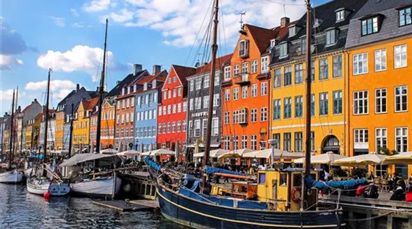 Sommerreise Kopenhagen Hafen
